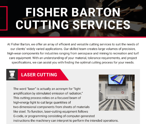 Cutting Services