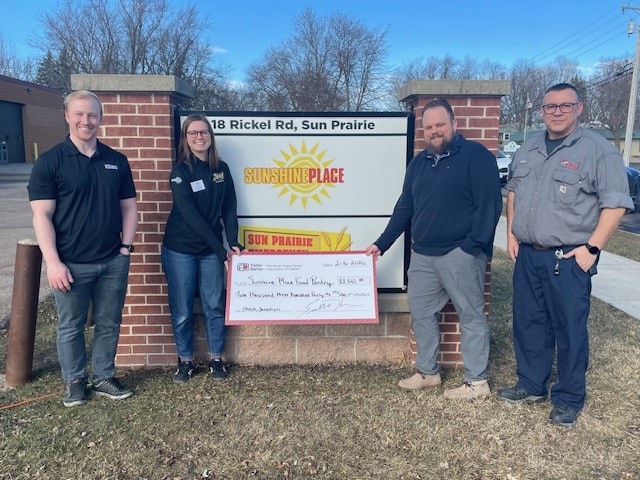 TST Donation to Sunshine Food Pantry for 2025