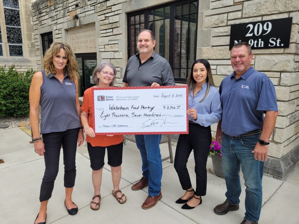 Fisher Barton Demonstrates Commitment to Community with Quarter 2 Donations to Local Food Pantries Fisher Barton Demonstrates Commitment to Community with Quarter 2 Donations to Local Food Pantries